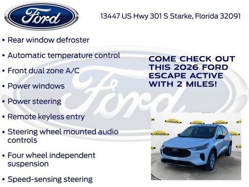 New 2026 Ford Escape Active w/ Tech Pack #1 image 20