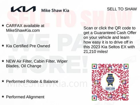 Used 2023 Kia Seltos EX AWD/4WD image 12