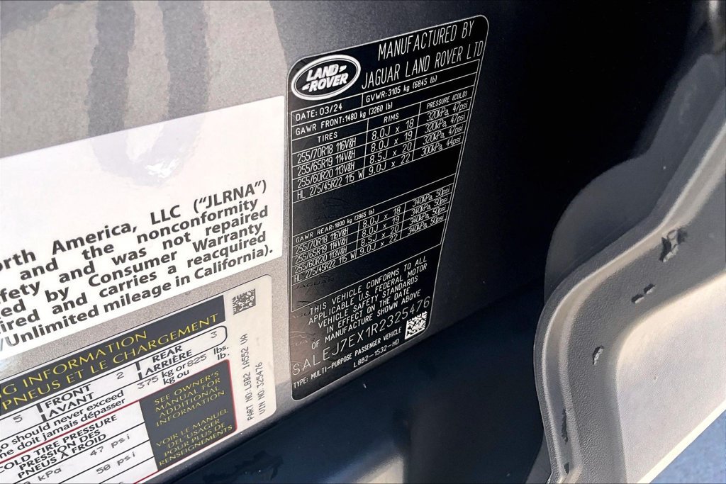 Used 2024 Land Rover Defender 110 S AWD/4WD image 31