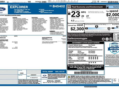 Used 2025 Ford Explorer ST-Line w/ ST-Line Street Pack AWD/4WD image 2