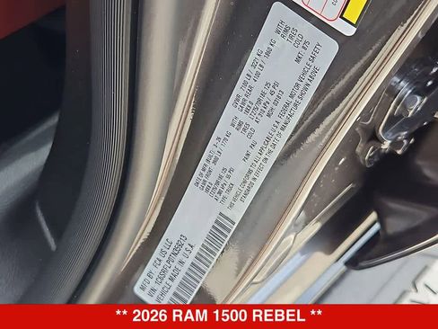 New 2026 RAM 1500 Rebel AWD/4WD image 38