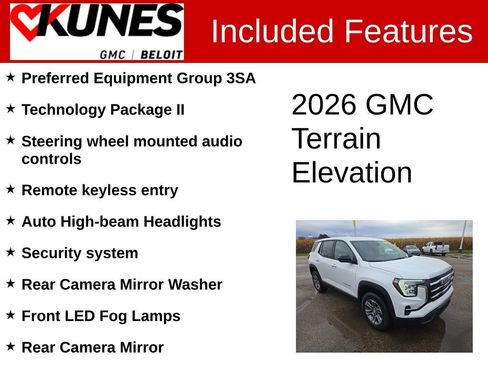 New 2026 GMC Terrain Elevation w/ Technology Package II image 2