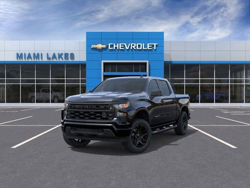 New 2026 Chevrolet Silverado 1500 Custom w/ Turbomax Blackout Package RWD image 8