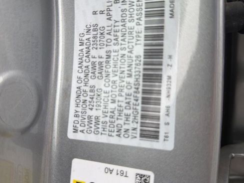 Certified 2025 Honda Civic Sport image 14