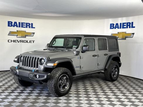 Used 2022 Jeep Wrangler Unlimited Rubicon 4xe w/ Cold Weather Group image 1