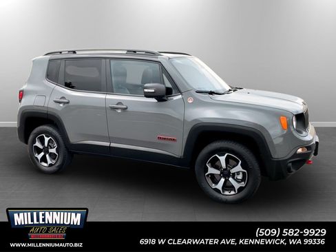 Used 2021 Jeep Renegade Trailhawk w/ Sun & Sound Group AWD/4WD image 1