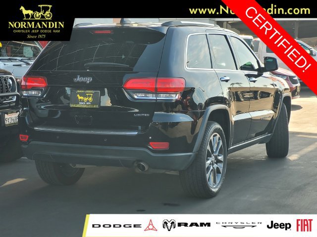 Certified 2018 Jeep Grand Cherokee Limited RWD image 3