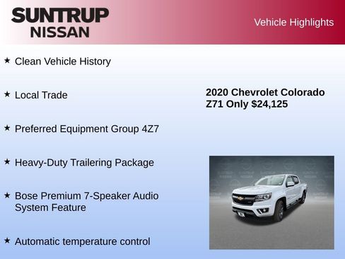 Used 2020 Chevrolet Colorado Z71 image 8