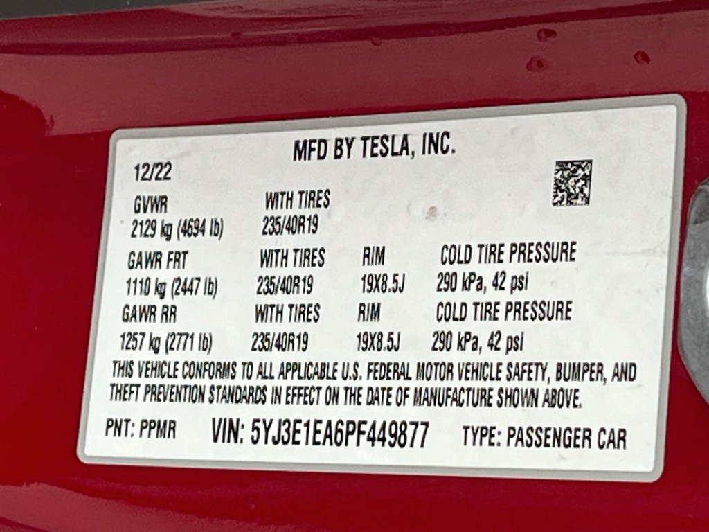 Used 2023 Tesla Model 3 Standard Range RWD image 33