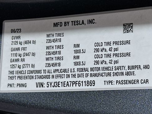Used 2023 Tesla Model 3 Standard Range RWD image 24