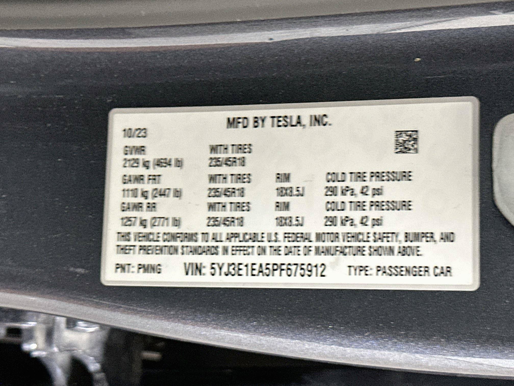 Used 2023 Tesla Model 3 Standard Range RWD image 12