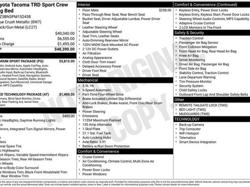 Certified 2023 Toyota Tacoma TRD Sport w/ TRD Premium Sport Package AWD/4WD image 32