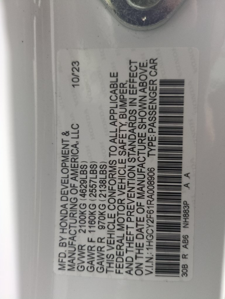 Certified 2024 Honda Accord EX-L image 36