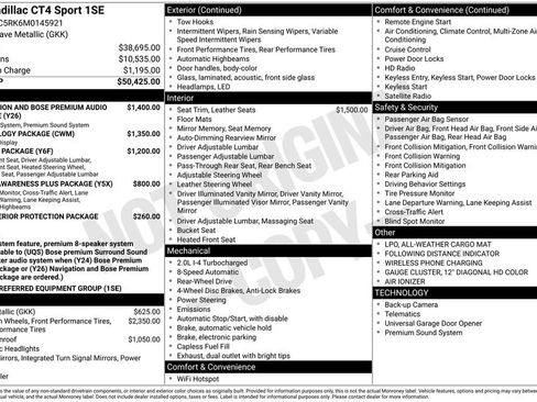 Used 2021 Cadillac CT4 Sport image 9