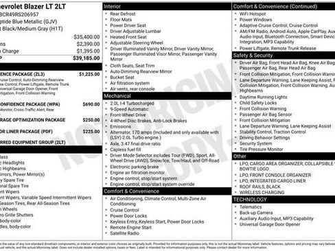 Used 2024 Chevrolet Blazer LT w/ Convenience Package FWD image 4