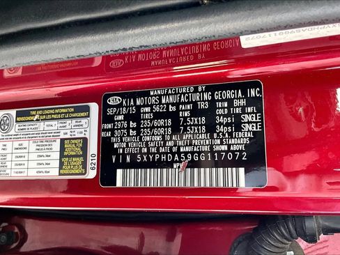 Used 2016 Kia Sorento EX AWD/4WD image 16
