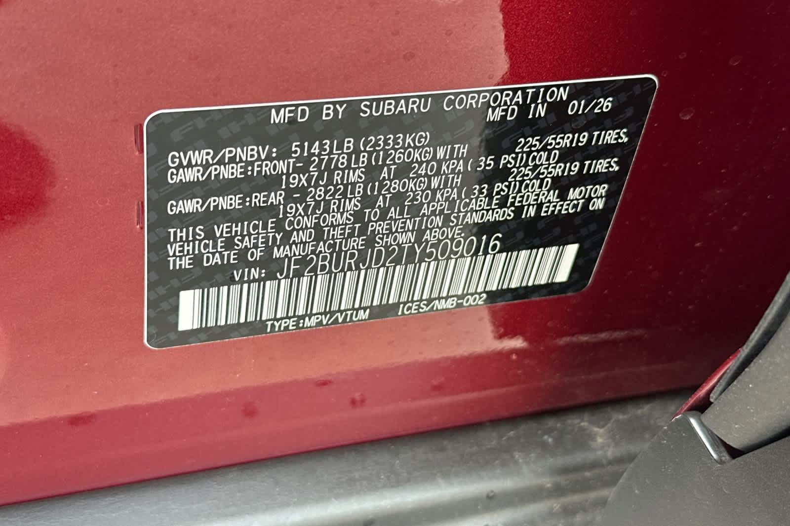 New 2026 Subaru Outback Touring XT AWD/4WD image 35