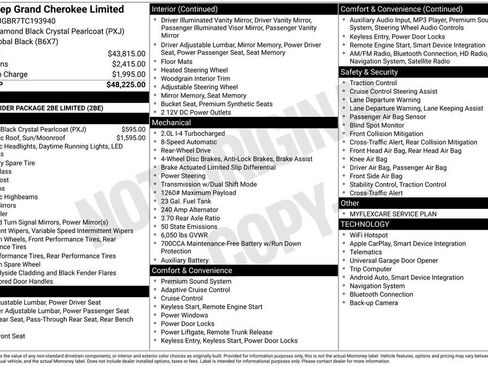 New 2026 Jeep Grand Cherokee Limited RWD image 9