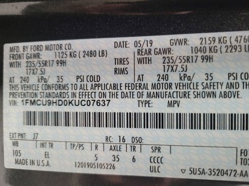 Used 2019 Ford Escape SEL image 33