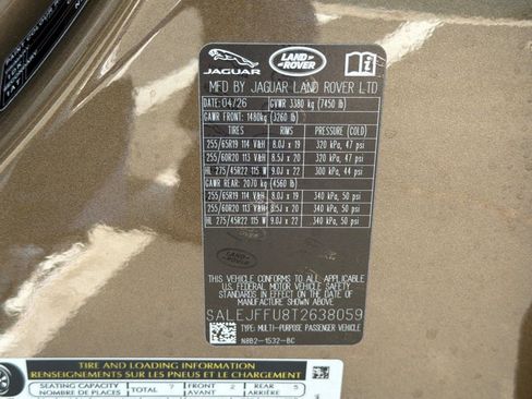 New 2026 Land Rover Defender 130 S AWD/4WD image 24