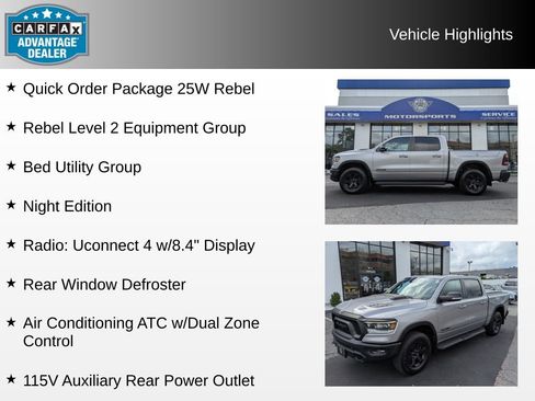 Used 2021 RAM 1500 Rebel w/ Level 2 Equipment Group AWD/4WD image 4