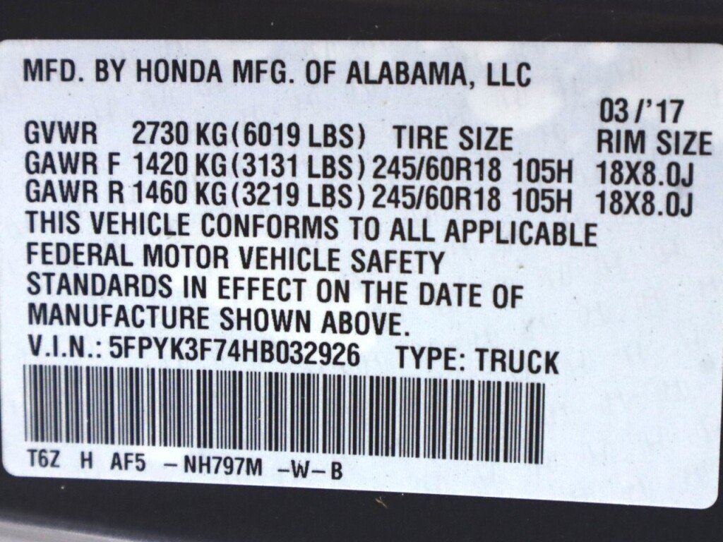 Used 2017 Honda Ridgeline RTL-E image 48
