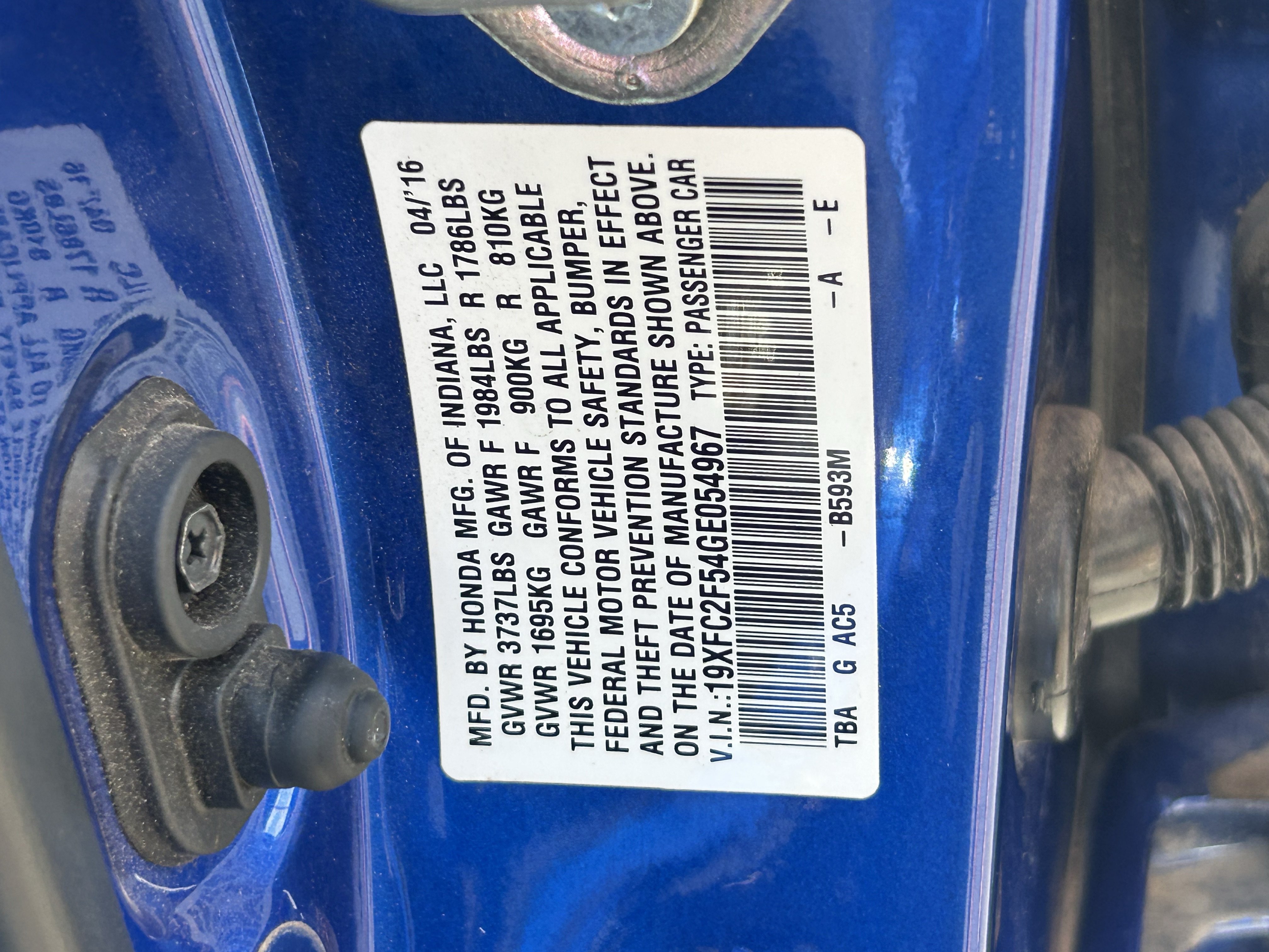Used 2016 Honda Civic LX image 31