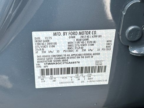 New 2026 Ford Explorer ST w/ Sun And Sound Package AWD/4WD image 30