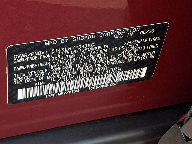 New 2026 Subaru Outback Touring XT AWD/4WD image 11