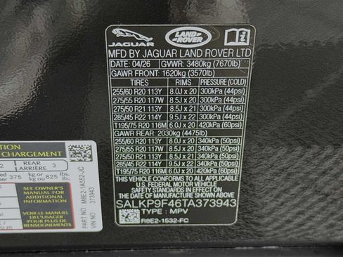 New 2026 Land Rover Range Rover SE AWD/4WD image 32