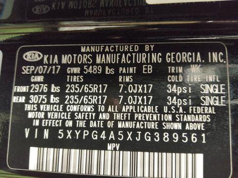 Used 2018 Kia Sorento FWD V6 image 33