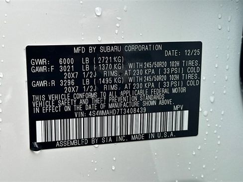 New 2026 Subaru Ascent Limited Bronze image 26