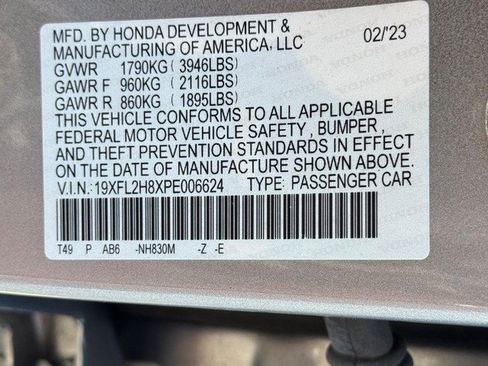 Certified 2023 Honda Civic Sport image 26