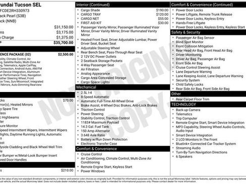 Used 2024 Hyundai Tucson SEL w/ Convenience Package AWD/4WD image 10