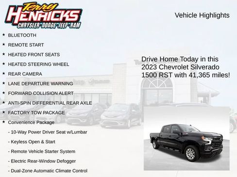 Used 2023 Chevrolet Silverado 1500 RST w/ Z71 Off-Road Package AWD/4WD image 4