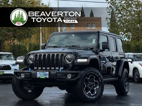 Used 2023 Jeep Wrangler Unlimited Rubicon 4xe w/ Steel Bumper Group image 1