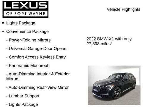Used 2022 BMW X1 xDrive28i w/ Convenience Package AWD/4WD image 8