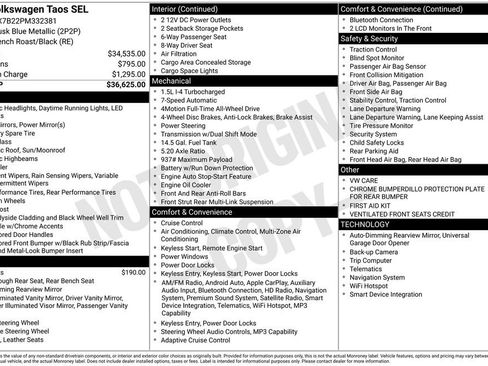 Used 2023 Volkswagen Taos SEL image 7