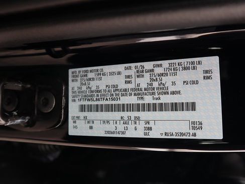 New 2026 Ford F150 Lariat image 27