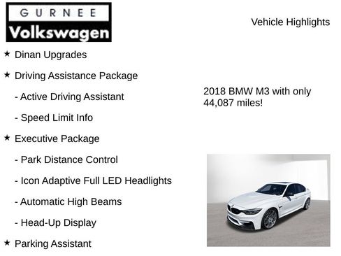 Used 2018 BMW M3 RWD image 8