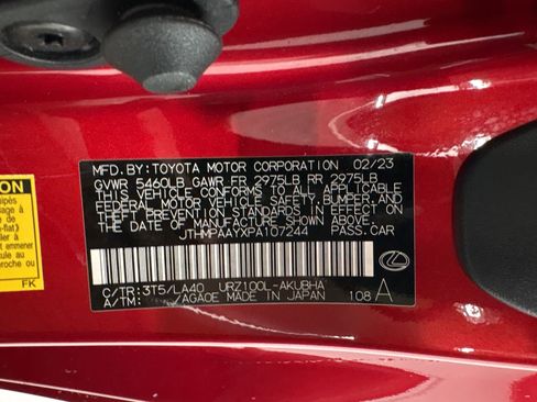 Used 2023 Lexus LC 500 Convertible w/ Touring Package RWD image 19