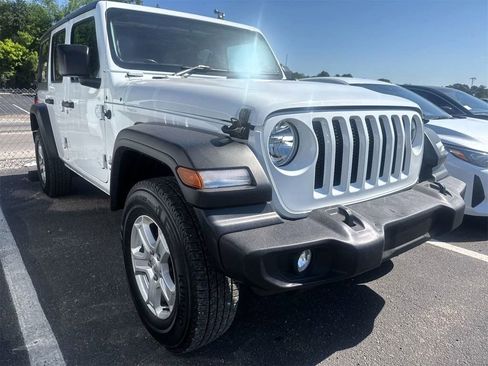 Used 2021 Jeep Wrangler Unlimited Sport w/ Cold Weather Group AWD/4WD image 1