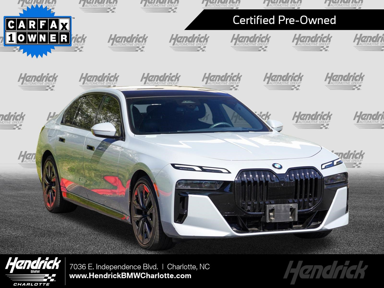 Certified 2023 BMW 740i w/ Parking Assistance Package RWD image 1