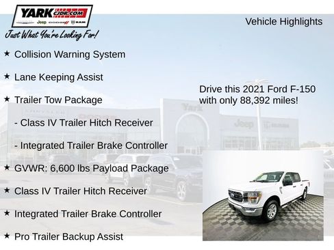 Used 2021 Ford F150 XLT w/ Equipment Group 301A Mid image 8