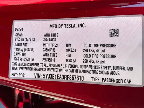 Used 2024 Tesla Model 3 Long Range image 21