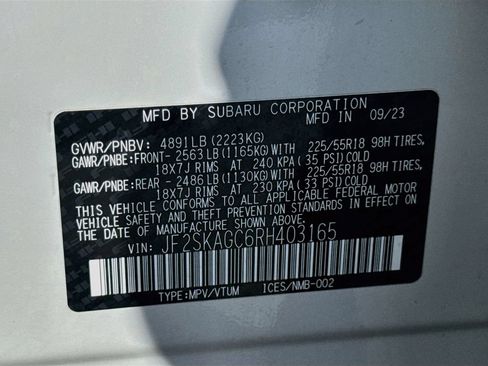 Certified 2024 Subaru Forester Sport AWD/4WD image 40