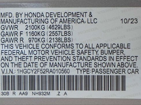 Certified 2024 Honda Accord Sport image 30