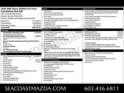 Used 2025 GMC Sierra 2500 AT4 w/ Technology Package AWD/4WD image 23