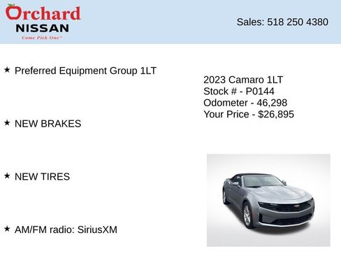 Used 2023 Chevrolet Camaro LT RWD image 7