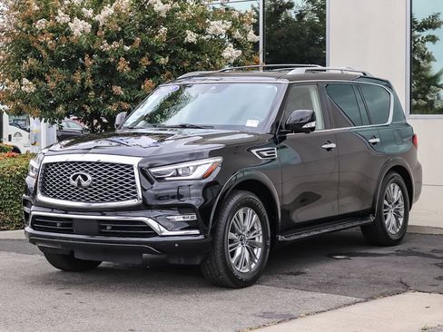 Certified 2021 INFINITI QX80 Luxe w/ Cargo Package RWD image 3